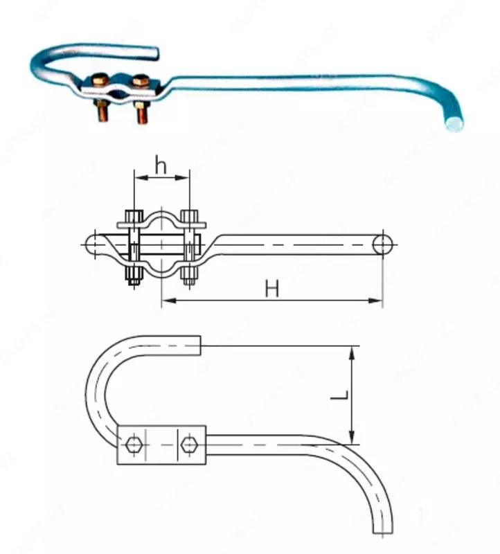 Рога разрядные РРВ-200