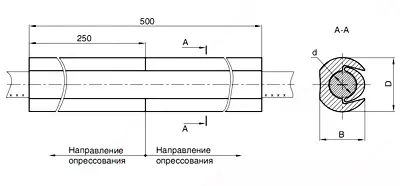 Зажимы ремонтные РАС-185-4А
