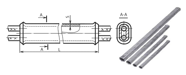 Зажимы соединительные овальные СОАС-35-3