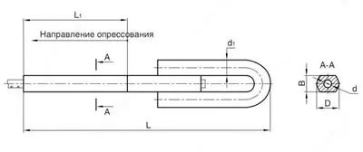 Зажимы натяжные НС-108-1