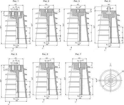 Polimer tayanch shtirli izolyatorlar IORP–X–UHL1