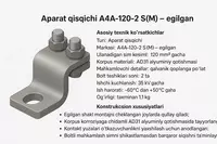 Apparatniy zajim А4А-120-2 S(М) - 77 683 so'mdan