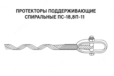 Протекторы поддерживающие спиральные ПС-18