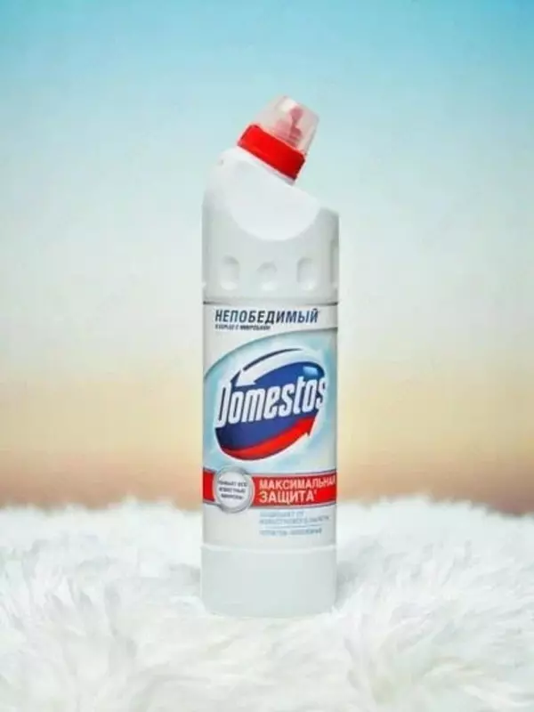 Универсальное чистящее средство для туалета и ванны "Domestos"