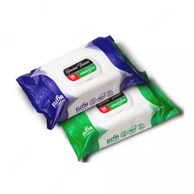 Nam salfetkalar "Elma" Antibakterial