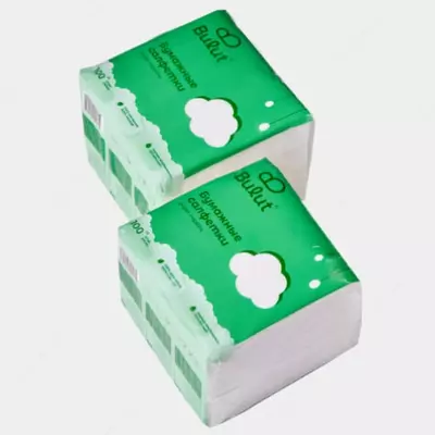 Gigienik qog'oz salfetkalar "Bulut" 23 x 23 sm