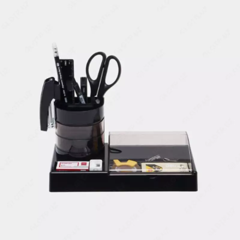 Kantselyariya buyumlari organizatori (ish stoli) "Deli" 16 dona (art. - 38254) Qora