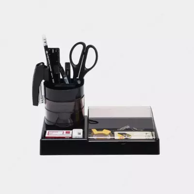 Канцелярский органайзер (настольный) "Deli" 16 предм. (арт. - 38254) Черный