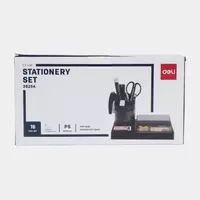 Kantselyariya buyumlari organizatori (ish stoli) "Deli" 16 dona (art. - 38254) Qora Chakana savdo