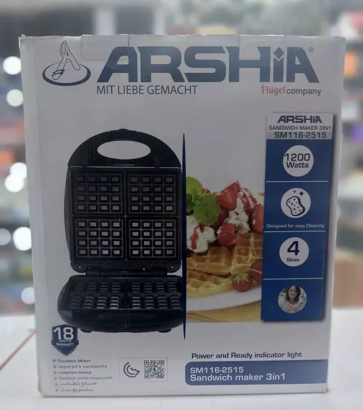 Гриль 3 в 1 Arshia CM116-2515 - 1 100 000 сум