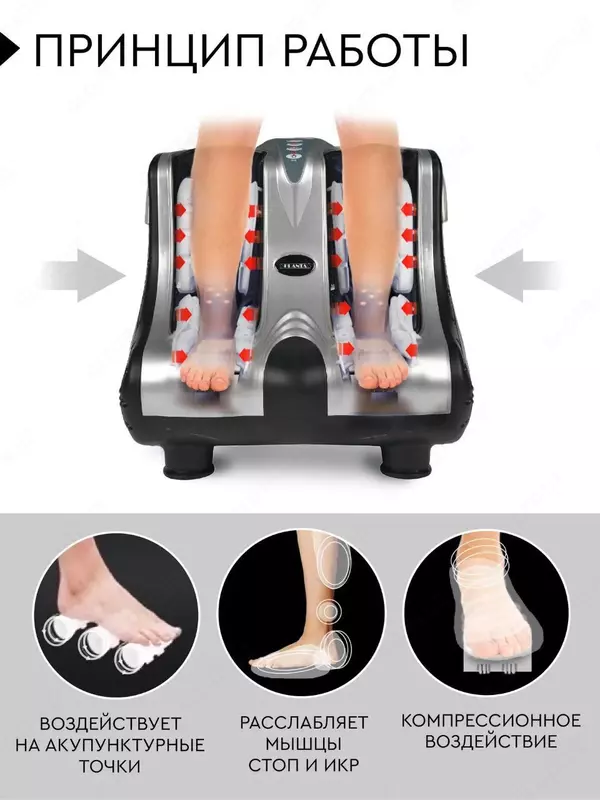 1 200 000 сум Массажёр для ног Renomax (стопы и икровых мышц )
