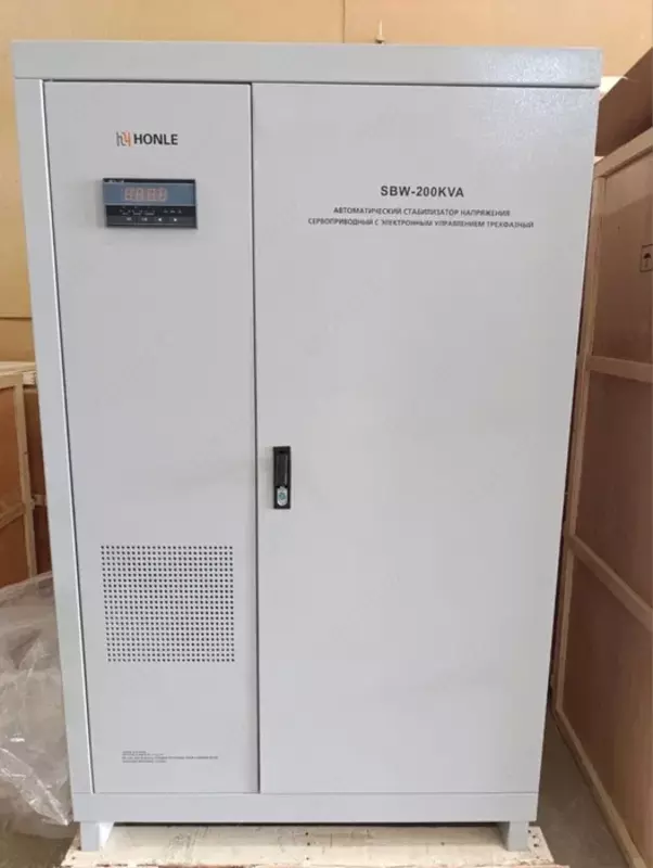 200Kva Honle SBW Полноавтоматический компенсированный стабилизатор. Honle Group