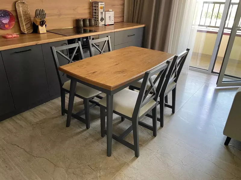 Обеденный стол «Лодка» – современная классика для вашей кухни или гостиной. - от {0} сум