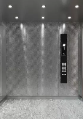 240 458 400 сум / шт Лифт с кабиной из текстурированного металла
