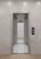 Лифт с кабиной из текстурированного металла Только в розницу