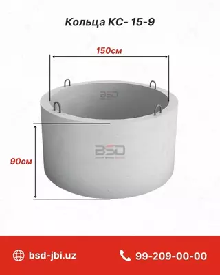 Цена по запросу Железобетонные кольца (ЖБК)