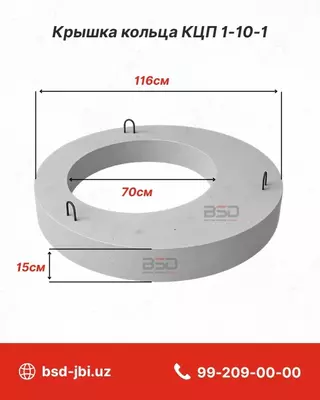 Цена по запросу Крышка кольца КЦП