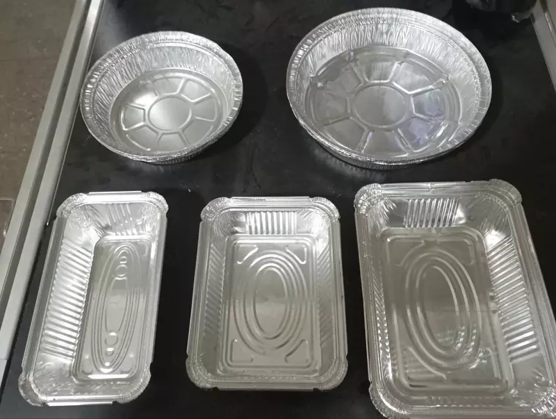 Одноразовые алюминиевые контейнеры из фольги для пищи