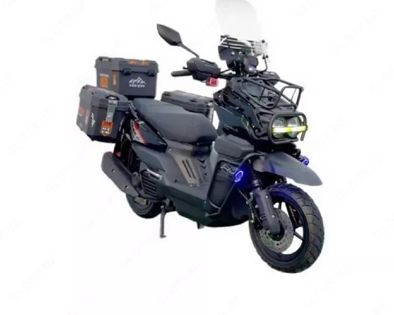 Benzinli Mototsikl Cavalo TANK2  Qora