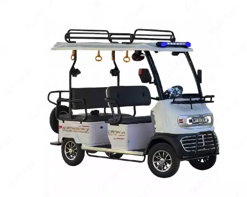 Четырёхколёсный электротранспорт Golfcar-6  Белый