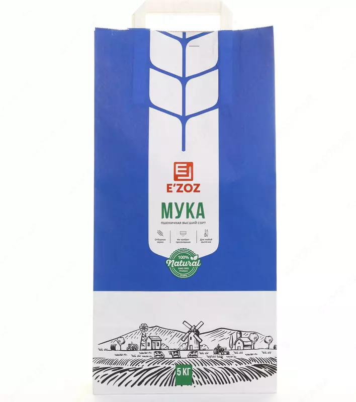 Пшеничная мука E'zoz 5 кг — высший сорт