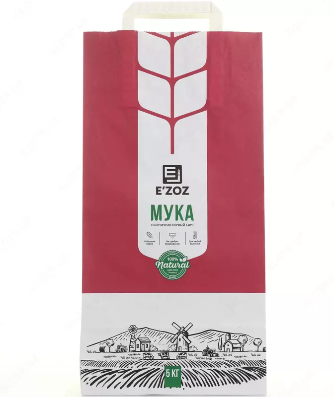 Пшеничная мука E'zoz 5 кг— первый сорт