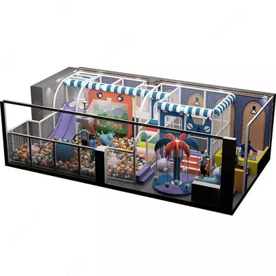 Цена по запросу Производство детских игровых площадок и лабиринтов.