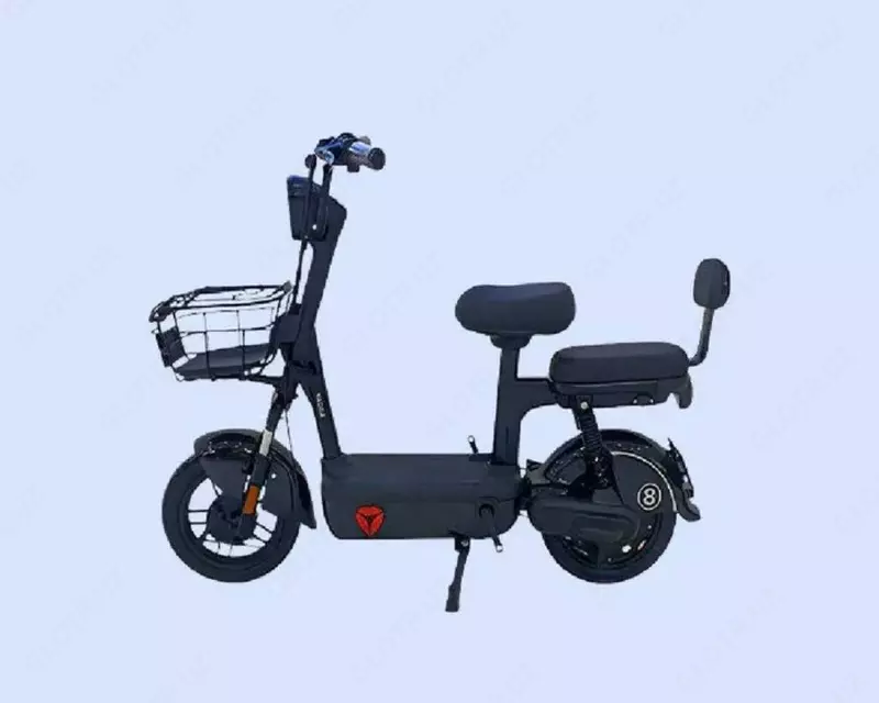 Электроскутер Yadea Ding-Ding  чёрный (Максимальная скорость 25 км/ч  запас хода 40 км  мощность двигателя 350 Вт)