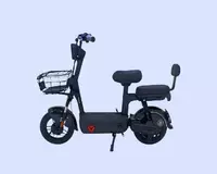 Электроскутер Yadea Ding-Ding  чёрный (Максимальная скорость 25 км/ч  запас хода 40 км  мощность двигателя 350 Вт)