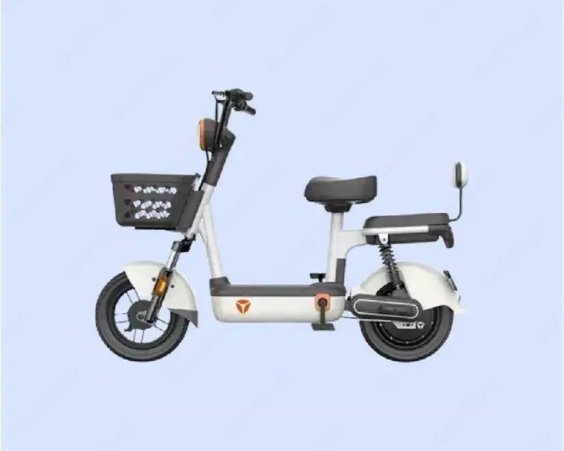  Электроскутер Yadea Ding-Ding  чёрный (Максимальная скорость 25 км/ч  запас хода 40 км  мощность двигателя 350 Вт) - 