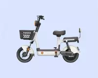  Электроскутер Yadea Ding-Ding  чёрный (Максимальная скорость 25 км/ч  запас хода 40 км  мощность двигателя 350 Вт) - 