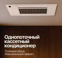Однопоточный кассетный кондиционер Midea MCB18 18000 BTU инвертор