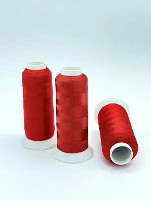 Шелковые нитки для вышивки. Полиэстер. Цвет: красный - 9 900 сум / шт