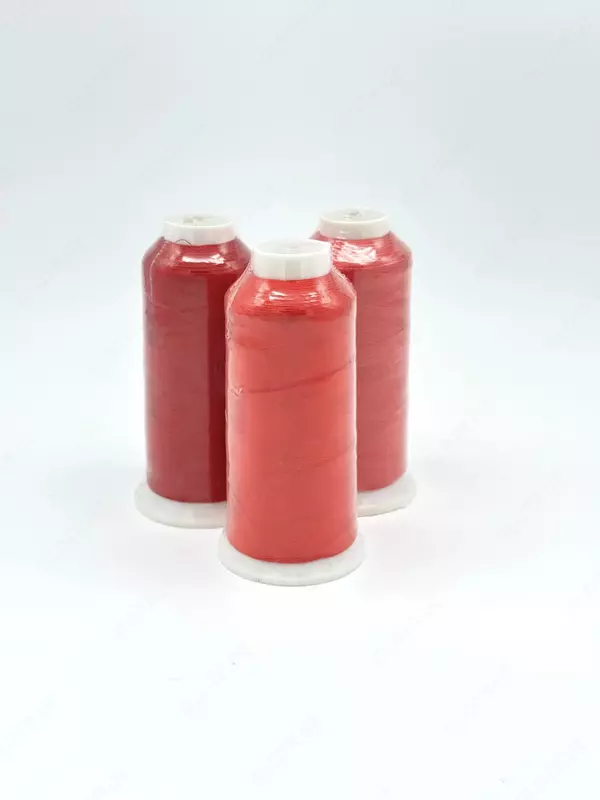 To‘qish uchun ipak iplar. Poliester. Rang: qizil Ulgurji va chakana