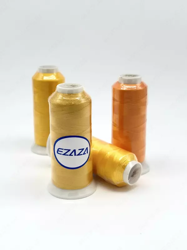 Нитки для вышивки. Полиэстер. Цвет: Желтый - от {0} сум