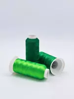 Шелковые нитки для вышивки. Полиэстер. Цвет: Зеленный