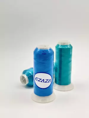 Шелковые нитки для вышивки. Полиэстер. Цвет: Синий