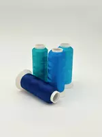 Kashtachilik uchun ipak tolalar. Polyester. Rangi: Ko‘k - {0} so'mdan