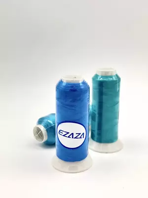 Шелковые нитки для вышивки. Полиэстер. Цвет: Синий Оптом и розница