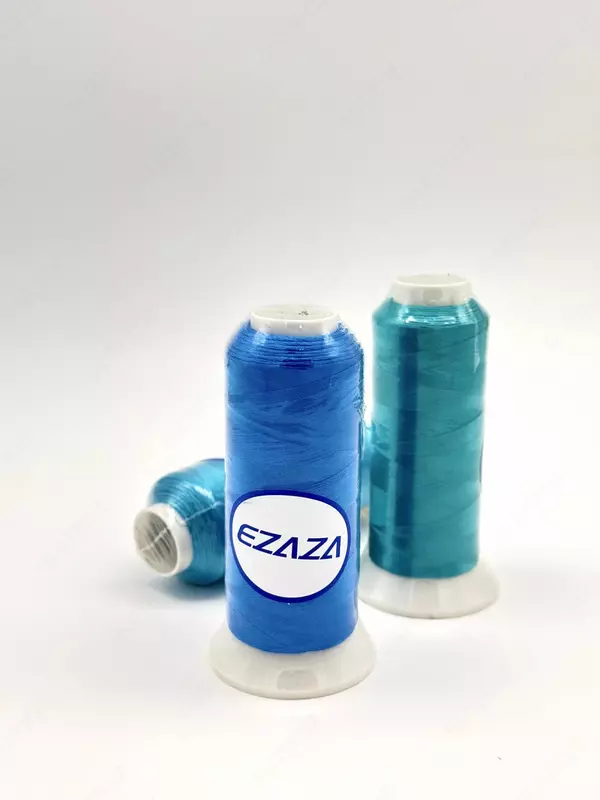 Kashtachilik uchun ipak tolalar. Polyester. Rangi: Ko‘k Ulgurji va chakana