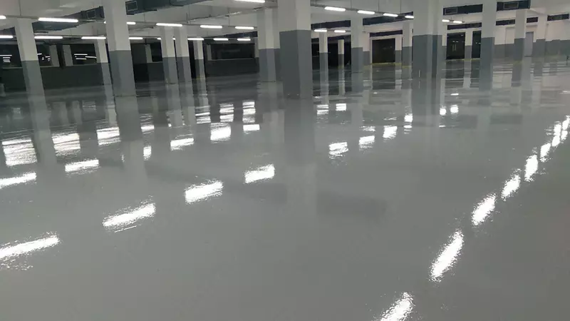 Beton pol qavatlari tayyor holda: quyish