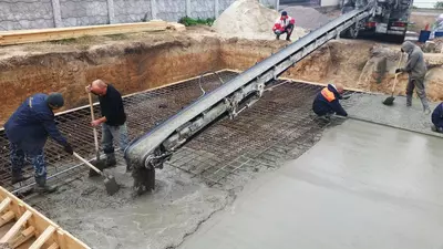 Бетонные работы под ключ : заливка