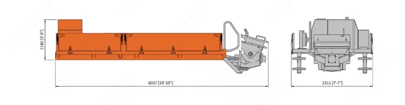 Линейный бетононасос KML0706 - по запросу