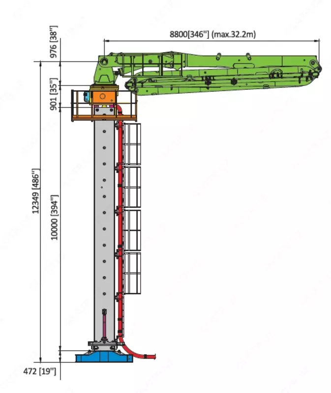 Распределительная стрела KB-M32R