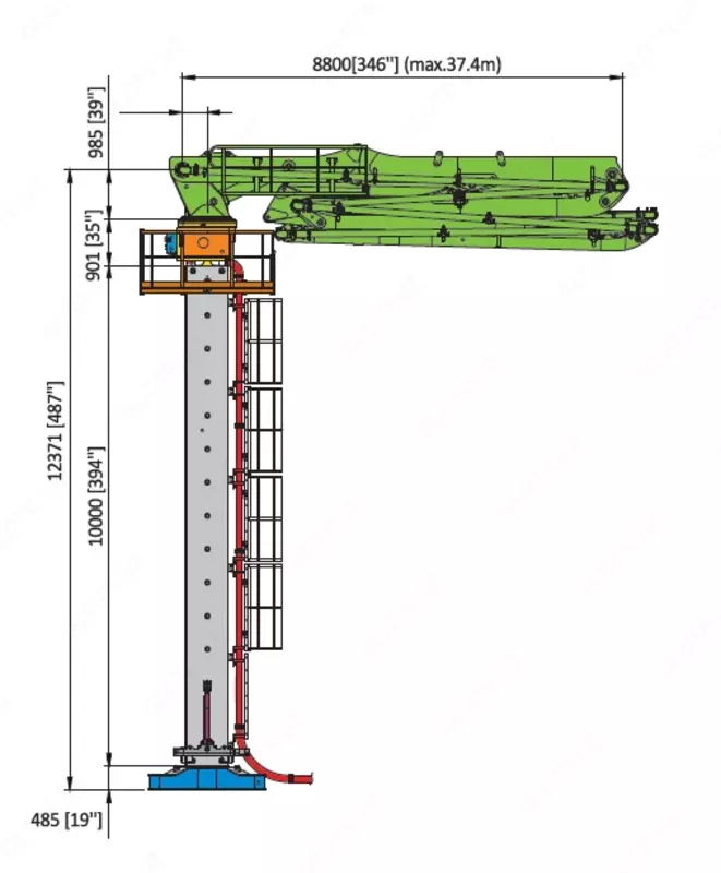 Распределительная стрела KB-M38Z5