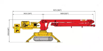 Распределительная стрела KS-M15Z Распределительная стрела KS-M15Z