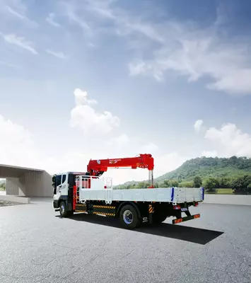 Кран-манипулятор KCC8000 от завода KCP HEAVY INDUSTRIES CO.