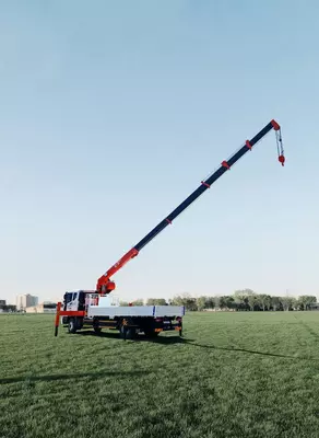 Кран-манипулятор KCC8000 от завода KCP HEAVY INDUSTRIES CO.