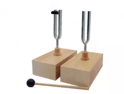 Камертоны на резонансных ящиках (пара одночастотные)