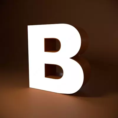 Объемные световые буквы из акрила